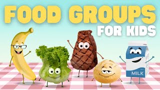 Food Groups for Kids  Learn about the five food groups and their benefits [upl. by Esila]