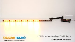 Axixtech  Juluen LEDVerkehrsleitanlage Traffic Rayzr  Bedienteil SW610TA [upl. by Dirtsa574]