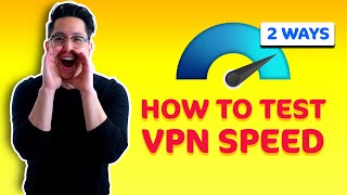 How to test your VPN SPEED  Easy VPN speed test TUTORIAL [upl. by Aerdnaeel]