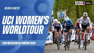 GentWevelgem in Flanders Fields Highlights  2024 UCI Womens WorldTour [upl. by Godiva]