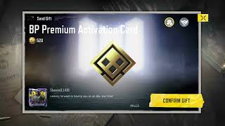 Premium Battle Pass Activation Giveaway 520 CP Call of Duty Mobile [upl. by Korella]