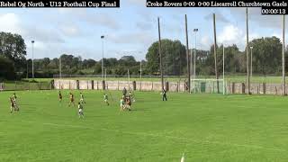 Croke Rovers v Liscarroll Churchtown Gaels  Rebel Óg North U12 Football Final [upl. by Sitrik]