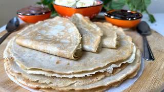 GlutenFree Buckwheat Crepes You’ll Fall in Love with 😍 [upl. by Ahsekad]