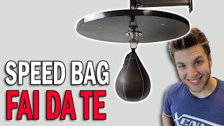 Come Costruire una SPEED BAG  PERA VELOCE da PUGILATO  Home Gym FAI DA TE [upl. by Imeon]