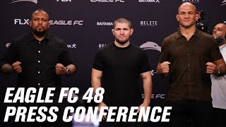 EagleFC48 Press Conference amp EagleFC46 Lee vs Sanchez Ceremonial Weigh Ins LIVE [upl. by Ilah431]