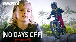 6YearOld FEARLESS Mountain Biking Prodigy [upl. by Rockefeller]