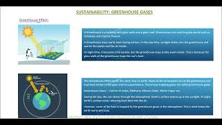 Sustainability  Greenhouse gases [upl. by Virnelli]