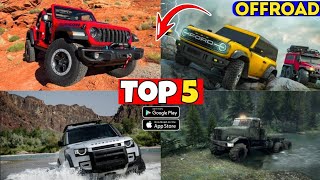 Top 5 Offroad Simulator Games For Android amp iOS  High Graphics [upl. by Anavlis]