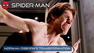 Norman Osborns Green Goblin Transformation  SpiderMan  With Captions [upl. by Gonsalve291]