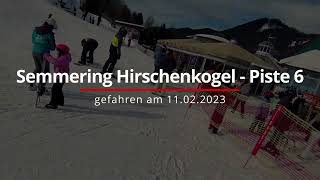 Semmering  Piste 6 schwarz  Osthang [upl. by Gaven]