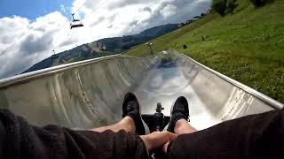 Sommerrodelbahn Willingen klassische Rodelbahn in Willingen Hessen onridePOV [upl. by Edmead]