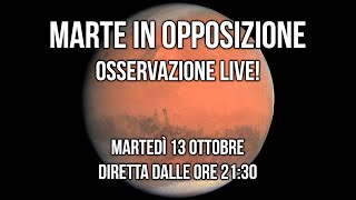 CHPDB Live  Marte in opposizione  Osservazione live [upl. by Yeung]