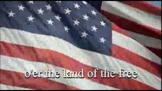 Star Spangled Banner 1st 2 Verses wlyrics in videoTempleton Thompson amp Sam Gay [upl. by Pownall481]