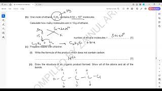 Exercise 2 Alkanes and Alkenes Structure 7 to 9 Cambridge IGCSE O level Chemistry Lesson 65 part f [upl. by Moncear393]