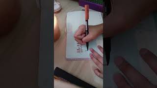 Hi guyss im back＼／ calligraphy art journal [upl. by Seiter]