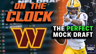 Washington Commanders FULL 7Round 2024 NFL Mock Draft Dissecting the PERFECT draft plan amp picks [upl. by Yme]