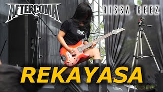 RISSA GEEZ  REKAYASA AFTERCOMA  Live at IndieBash  Guitar Cam [upl. by Nasya]