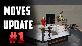 Casual Pro Wrestling quotNEW MOVESETSquot Update 1 [upl. by Ibbison]