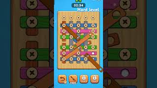 quotUnscrew Your Mind Wood Screw Puzzle Challengequothardlevel [upl. by Kisung]