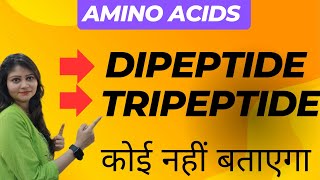 Super Easy Trick To Know About Dipeptide And Tripeptide  Amino Acids  Biomolecules  Class 12 😱🔥 [upl. by Tresa]