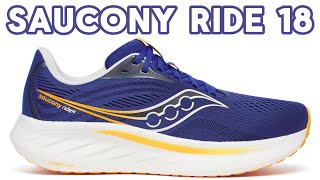 Saucony Ride 18 runningshoes running newshoes [upl. by Ahsatal]