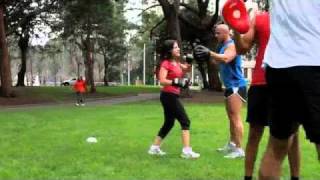 Fitness training in Hyde Park Sydney [upl. by Nylauqcaj]