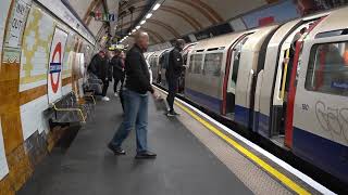 London Underground Piccadilly Line 1973 Stock Trains At Covent Garden 23 January 2024 [upl. by Imotih]