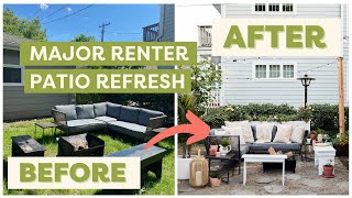 Complete RenterFriendly Patio Refresh  Rentfluencer [upl. by Baker]