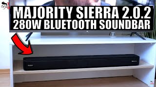 MAJORITY Sierra 202 REVIEW 280W Dolby Atmos Soundbar [upl. by Avla]