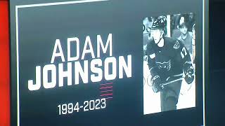 Former NHL player Adam Johnson dies after being slashed by skate [upl. by Eniamurt504]