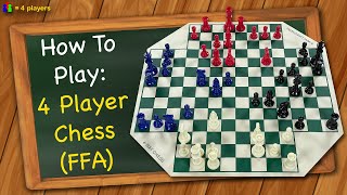 How to play 4 Player Chess Free For All [upl. by Bej]