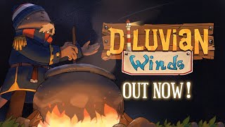 DILUVIAN WINDS  Full Release Trailer  Cozy City Builder [upl. by Roosnam]