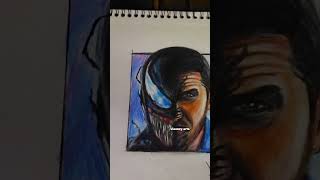 How To Draw Venom Super Easy shortshowtodrawshortsfeed [upl. by Eniffit]