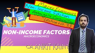 part 2 non income factors amp consumption pricelevel wealth futureprice lecture 33 macroeconomics [upl. by Aiva]