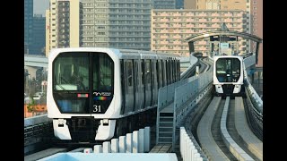 Yurikamome Line  Driverless Monorail Odaiba Tokyo Japan [upl. by Atinrev]