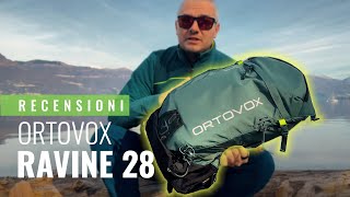 ORTOVOX RAVINE 28 zaino leggero per il freeride e lo scialpinismo [upl. by Nnep390]