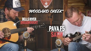 Song Showcase  quotWoodard Creekquot by Jake Stogdill w Banjo Ben Pava F5 Mando amp Bells River Dread [upl. by Hennebery]