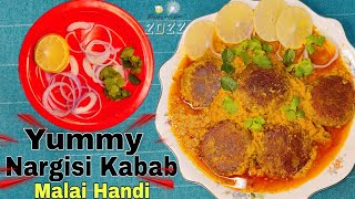 Nargisi kabab Malai Handi Kitchen with mamu  Malai Handi [upl. by Nylrats318]