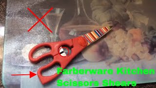 ✅ How To Use Farberware Kitchen Scissors Shears Review [upl. by Ysnat243]