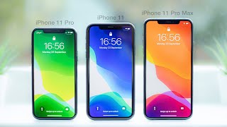 iPhone 11 vs 11 Pro vs 11 Pro Max  InDepth Comparison amp Review [upl. by Perot214]