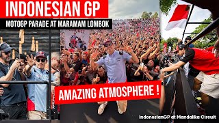 MotoGP Parade At Mataram Lombok IndonesianGP [upl. by Folly]