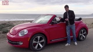 Volkswagen Beetle Cabriolet review  Auto Express [upl. by Ateekan]