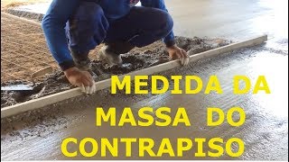 A MELHOR MEDIDA DE CONCRETO PARA CONTRAPISO [upl. by Inat]