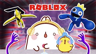 Playing ROBLOX for the first time Rainbow Friends and Murder Mystery Gameplay [upl. by Epstein871]