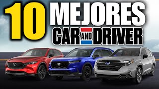 TOP 10 SUV s PERFECTAS según CAR AND DRIVER LAS MEJORES 2025 [upl. by Jezabelle]