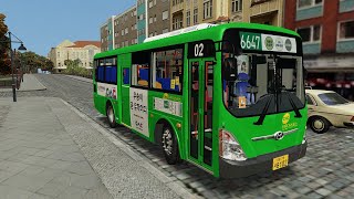 OMSI 2 Neuendorf 303 상행운행 Hyundai GreenCity 2017 CNG [upl. by Ydnagrub]