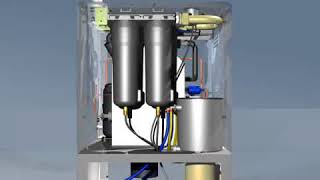 Atlas Copco FD95 Dryer 3D animation [upl. by Emirak505]