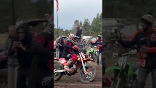 10 pines harescramble row 1 holeshot [upl. by Tenaej]