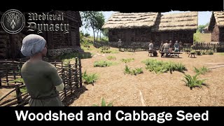 Woodshed and Cabbage Seeds  Medieval Dynasty  Alpha 0304  Season 1  Episode 10 [upl. by Eleinad]