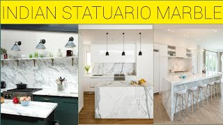 INDIAN STATUARIO MARBLE SATVARIO MARBLE INDIANMARBLE  ITALIAN PATTERN MARBLE 18MM 8824171987 [upl. by Nidak]